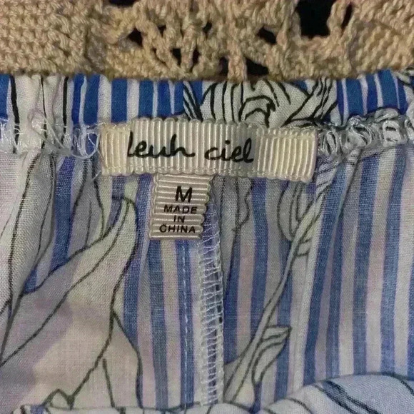 Bleuh Ciel Anthropologie puff sleeve midi dress - Picture 6 of 7